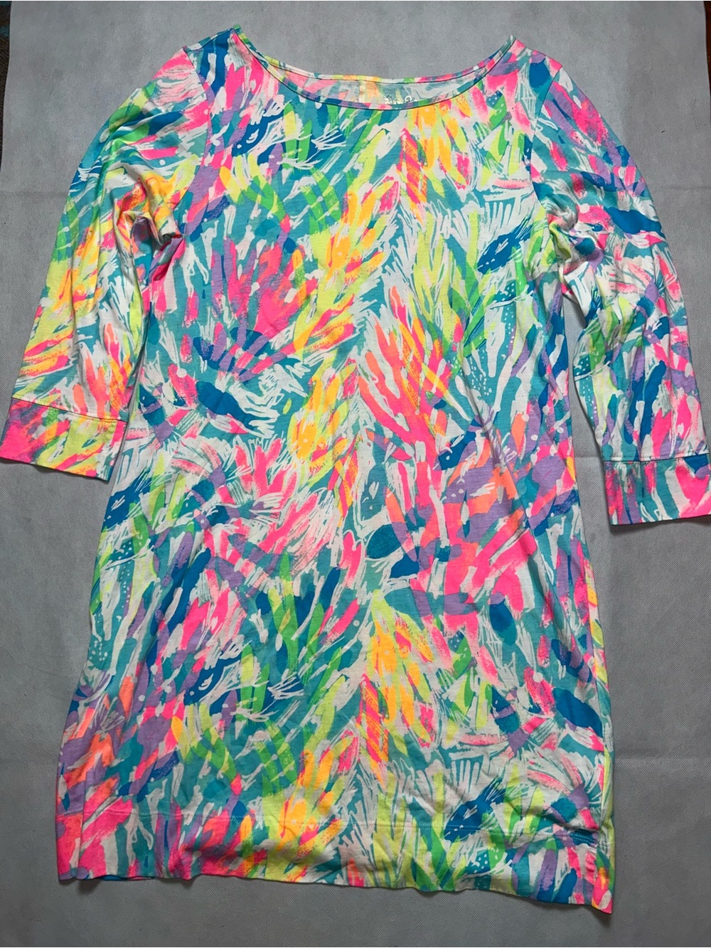 Lily Pulitzer Marlowe sparkling sands dress size large
